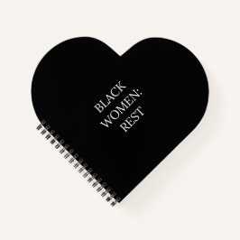 Notebook Black Women Rest