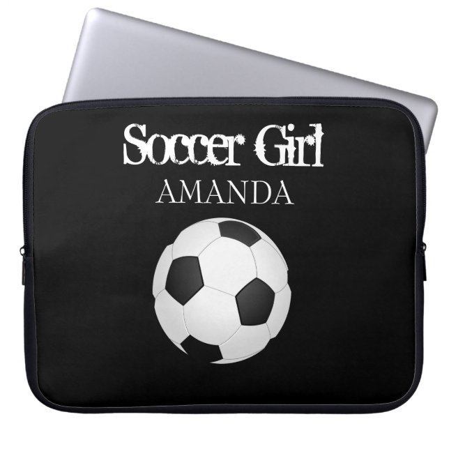 Notebook Bola de Futebol Personalizada para capa de Laptop  (Frente)