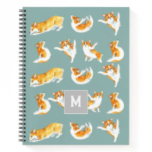 Notebook Cachorro Yoga Corgi - Caqueta Cachorro