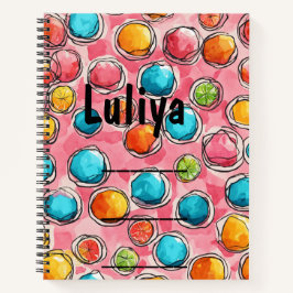 Notebook Candy Corn Delight Spiral