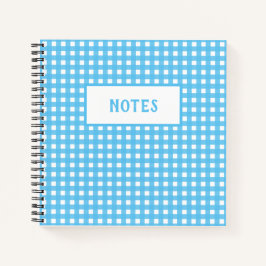 Notebook Céu Azul e Xadrez Branca todos os dias