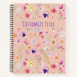Notebook com brilho fetal - Charme personalizado d