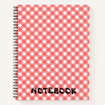 Notebook com padrão verificado - Perfeito para tod