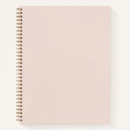 Notebook Cor Sólida Rosa com Balé claro