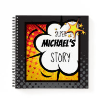 Notebook de adoção personalizado de super-herói