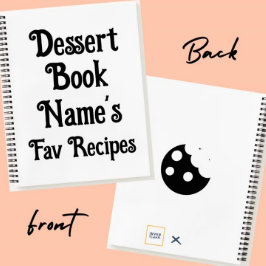 Notebook de Coleção de Receitas Favoritas do Livro