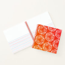 Notebook de Diário Coral Elegante