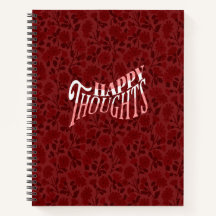 Notebook de Diário duplo - Vermelho