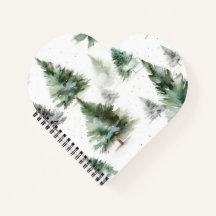 Notebook de férias em forma de coração - Edição em