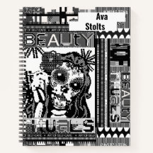 Notebook de nome personalizado Rituais Calavera