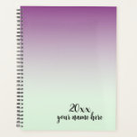 Notebook de Planejador de Mão Roxo Personalizado<br><div class="desc">Notebook de Planejador de Mão Roxo Personalizado</div>