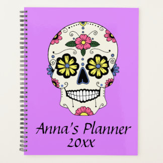 Notebook de Planejador Personalizado de Crânio Rox