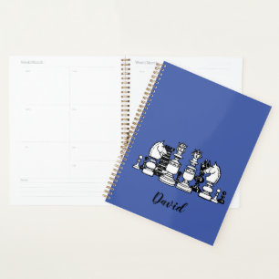 Notebook de Planejador Personalizado do Chess Them