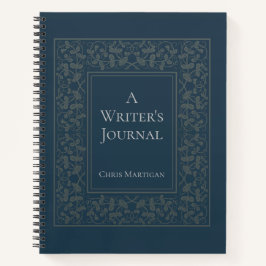Notebook Escrevendo personalizado para autores