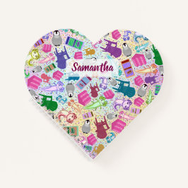 Notebook Espiral Cardíaco Personalizado com Escada