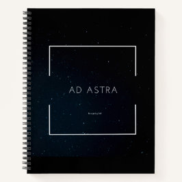 Notebook espiral com Impressão Ad Astra