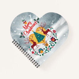 Notebook espiral de alma natalina