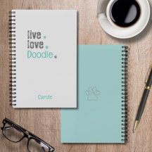 Notebook espiral de Cobrir de Duro de Amor ao Vivo