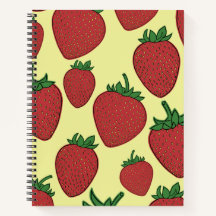 Notebook Espiral de Morango