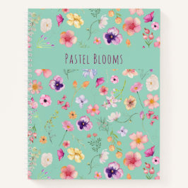 Notebook Espiral Pastel Blooms