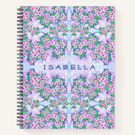 Notebook Espiral Personalizado bonito para Flores