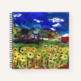 Notebook espiral personalizado de 8,5" x 8,5"