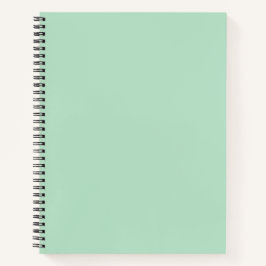 Notebook espiral verde mint para notas Na moda