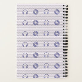 Notebook espiralado de sopradores de música person
