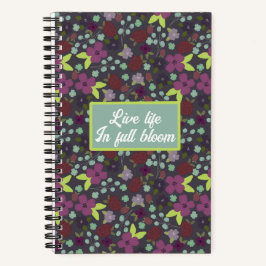 Notebook Floral do Cheio Bloom