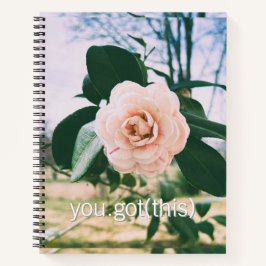 Notebook Floral Encorajamento para a Femme Tecnoló