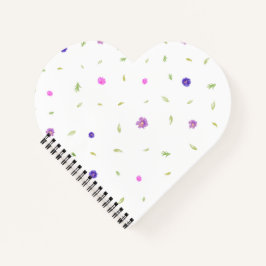 Notebook Flowers de Aquarelas - Presente para ela