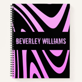 Notebook Frente Back Spiral de Nome de Empresa Per