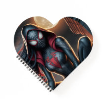 Notebook Gothic Spider Hero Heart
