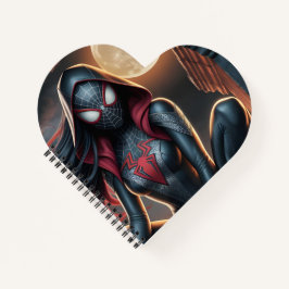 Notebook Gothic Spider Hero Heart