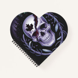 Notebook Gótico Skull Heart