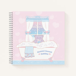 Notebook Gummi Sweet Bubbles Square