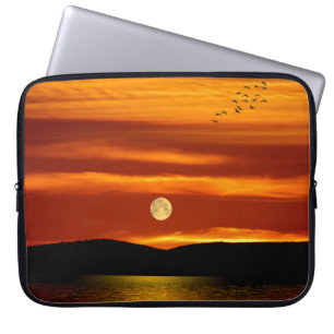 Notebook Imagem da Lua cheia para a Capa do Neoprene