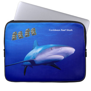 Notebook Imagem do tubarão para a Capa do Neoprene