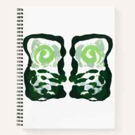 Notebook Inkblot Art