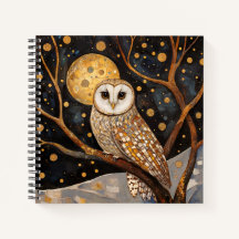 Notebook Klimt Owl/Sketchbook