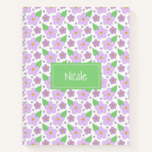 Notebook Lilac Flowers
