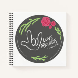 Notebook Love Abounds Floral ASL
