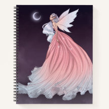Notebook Moon Fairy Spiral