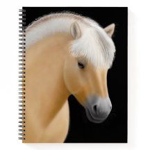 Notebook Norueguês Fjord Horse 8,5 x 11 Espiral