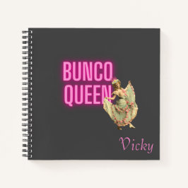Notebook Personalizado Engraçado Vintage Bunco Que