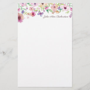 Notebook Personalizado Floral