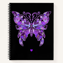 Notebook Purple Butterfly 31