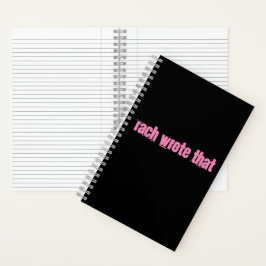 Notebook Rach Spiral 