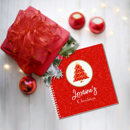 Notebook Red Joyoux Noel Spiral