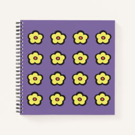 Notebook Retro Flowers